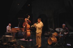 Moore with Mike Wofford, Gilbert Castellanos, and Rob Thorsen