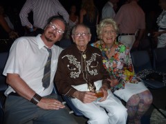 with Mr. & Mrs. Geoff Mack, writer of "I've Been Everywhere"