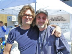 Pat MacDonald withe singer/songwriter/author Jon Kanis. Photo by Layne Sterling.