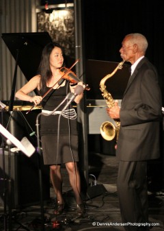 Shadowlight and Daniel Jackson at Dizzy's. Photo by Sean Selfridge.