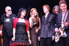 Lou Reed Tribute with Cheetah Chrome, Rosie Flores, Louise Goffin, Suzanne Vega, Lenny Kaye, and Steve Wynn. Photo by Jon Kanis.