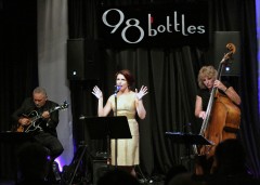 Whitney's Julie London Tribute with Jaime Valle and Jodie Hill. Photo by Dennis Andersen.