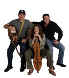 Foltz (right) with Joe Rathburn and elene St. Clair. Photo by John Hancock.