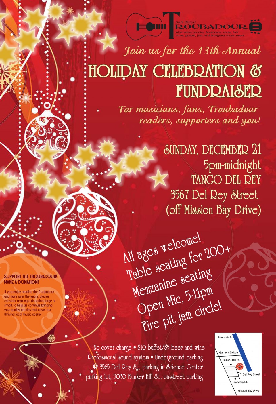 Poster for Troubadour Party