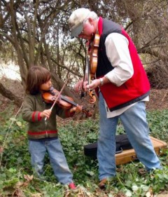 Avery Ellisman and his son Ezra