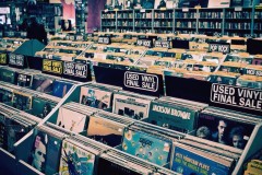 Oh, the joy of browsing through tons of vinyl records!