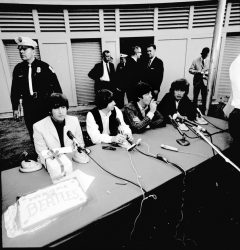 Beatles' press conference in San Diego, 1965.