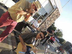 The Biscuits cookin' up some music.