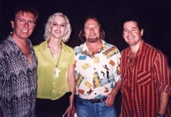 Selis and Intravaia with Graham Nash and Stephen Stills