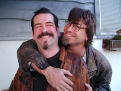 Buddy Blue and Sven-Erik Seaholm. Photo by Gail Donnelly.