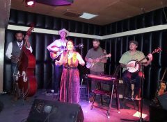 At a recent show at the Soda Bar. Photo by Julia Hall-McMahon.