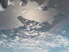 Flying over the bayou country of Louisiana. There's probably more water in this picture than in all of Southern California. Photo by Clint Davis.